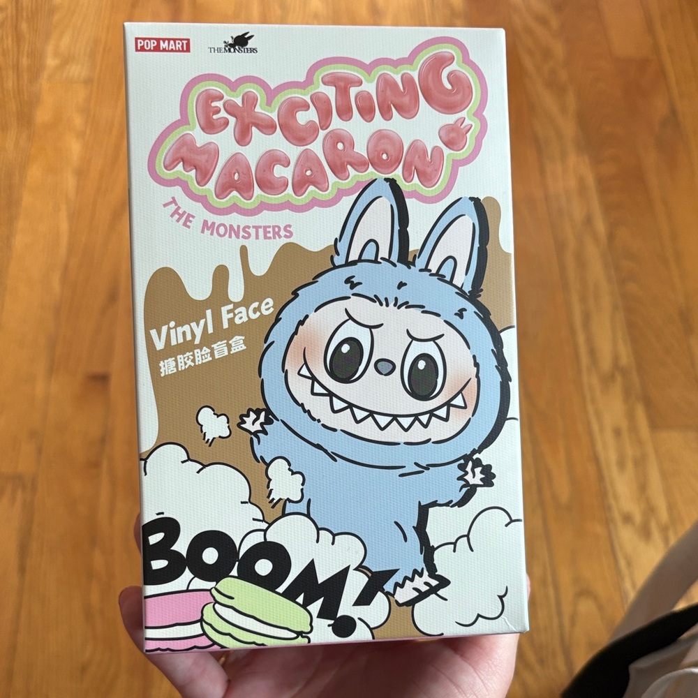 Pop Mart Exciting Macaron Vinyl Face Toy - Blue